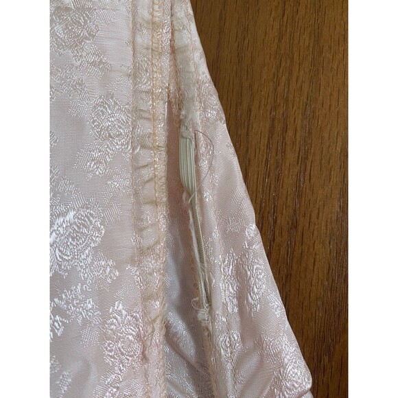 Vtg 80's GUNNE SAX Jessica McClintock Pink Floral Dress Off The Shoulder Size 5 - Picture 7 of 12